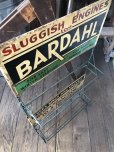 画像9: RARE! 40s Vintage BARDAHL Motor Oil Additive Can Store Display Rack HTF!! (A628)  (9)