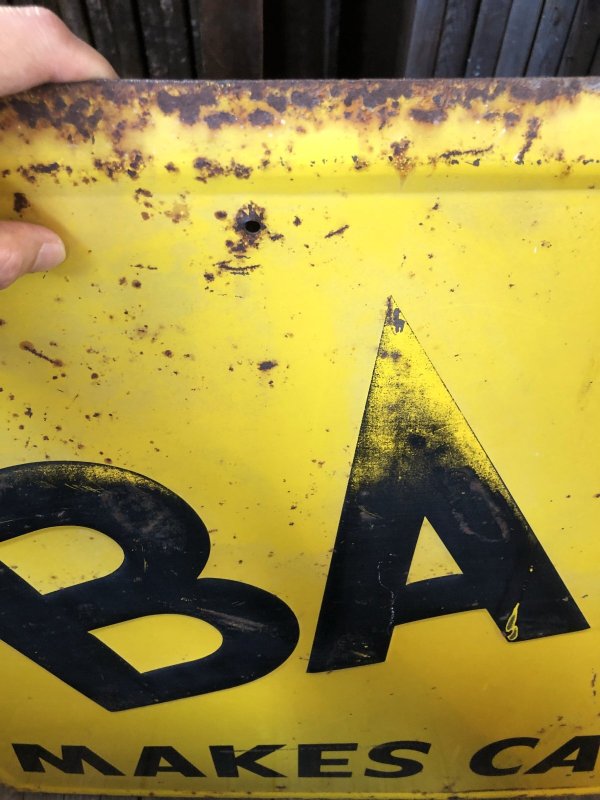 画像10: RARE! 50s Vintage Bardahl Motor Oil Makes Cars Run Better Store Display Sign HTF!!! (A629) 