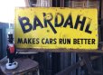 画像16: RARE! 50s Vintage Bardahl Motor Oil Makes Cars Run Better Store Display Sign HTF!!! (A629)  (16)