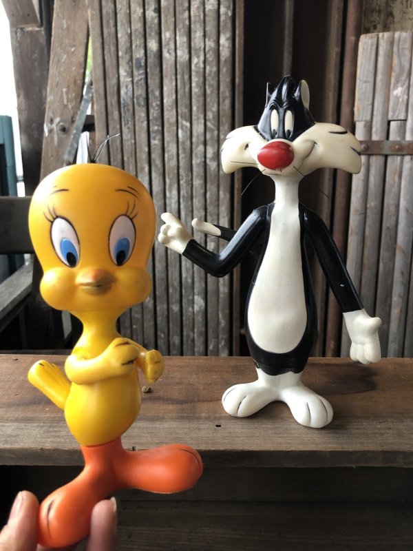 画像14: 60s〜 Vintage R.Dakin Tweety and Sylvester Figure Set (A633)