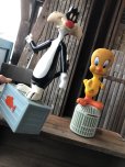 画像9: 60s〜 Vintage R.Dakin Tweety and Sylvester Figure Set w/Bank (A634) (9)
