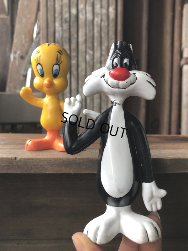 画像8: 70s Vintage R.Dakin Tweety and Sylvester PVC Figure Set (A632)