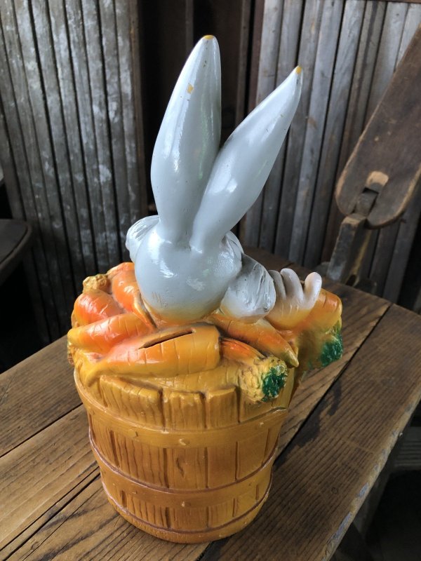 画像3: 70s Vintage Looney Tunes Bugs Bunny Coin Bank (A638)