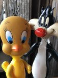 画像8: 60s〜 Vintage R.Dakin Tweety and Sylvester Figure Set w/Bank (A634) (8)