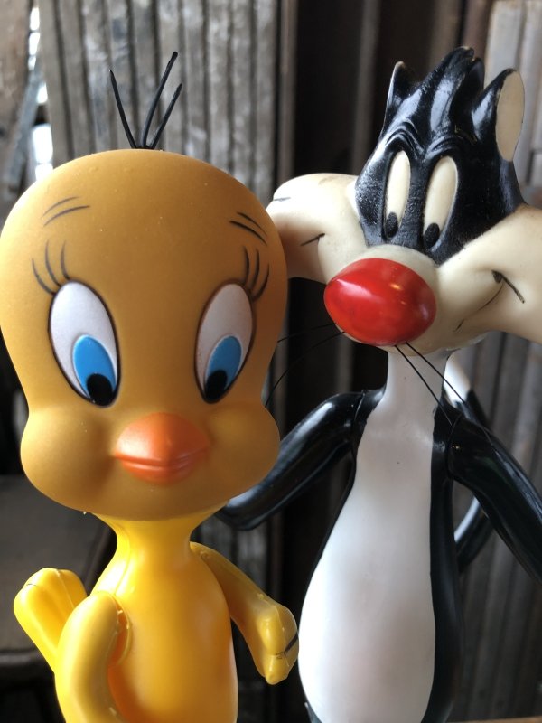 画像8: 60s〜 Vintage R.Dakin Tweety and Sylvester Figure Set w/Bank (A634)
