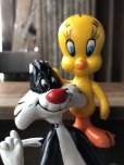 画像6: 70s Vintage R.Dakin Tweety and Sylvester PVC Figure Set (A632) (6)