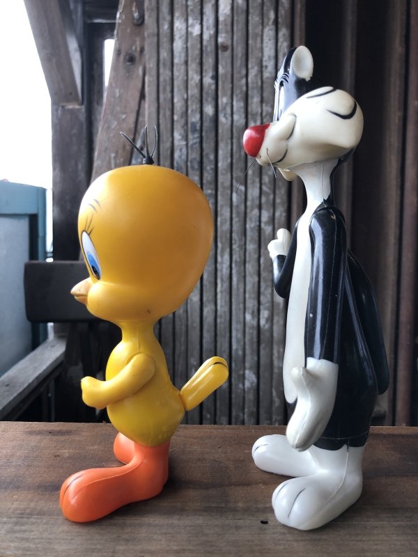 画像2: 60s〜 Vintage R.Dakin Tweety and Sylvester Figure Set (A633)