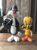 70s Vintage R.Dakin Tweety and Sylvester PVC Figure Set (A632)