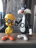 70s Vintage R.Dakin Tweety and Sylvester Figure Set (A633)