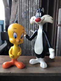 60s〜 Vintage R.Dakin Tweety and Sylvester Figure Set (A633)