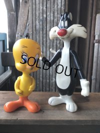 70s Vintage R.Dakin Tweety and Sylvester Figure Set (A633)