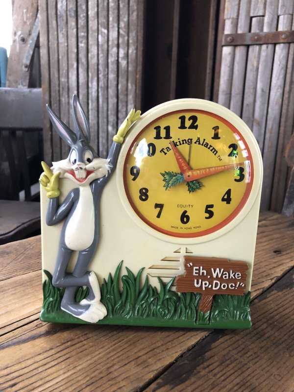 画像1: 70s Vintage Bugs Bunny Alarm Clock (A640)