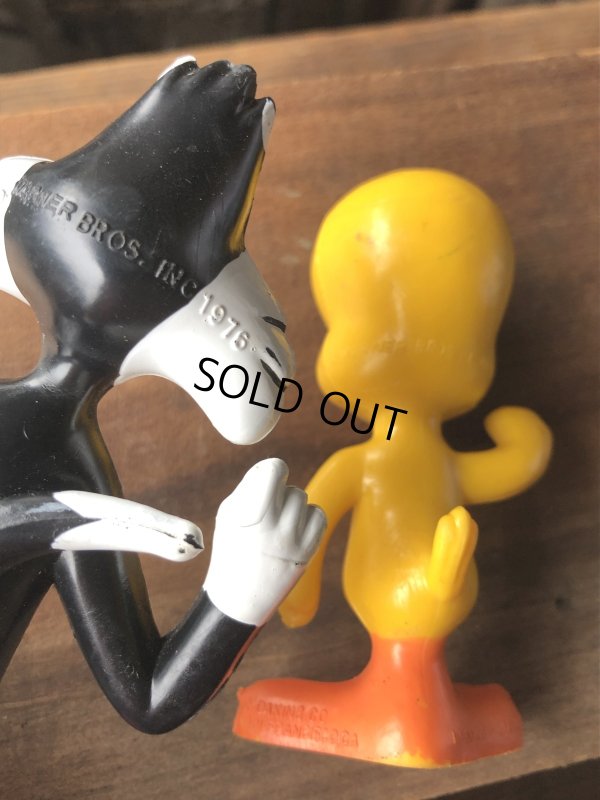 画像7: 70s Vintage R.Dakin Tweety and Sylvester PVC Figure Set (A632)