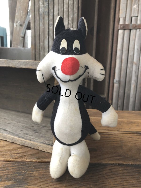 画像1: 70s Vintage Sylvester Plush Doll 20cm (A635) 