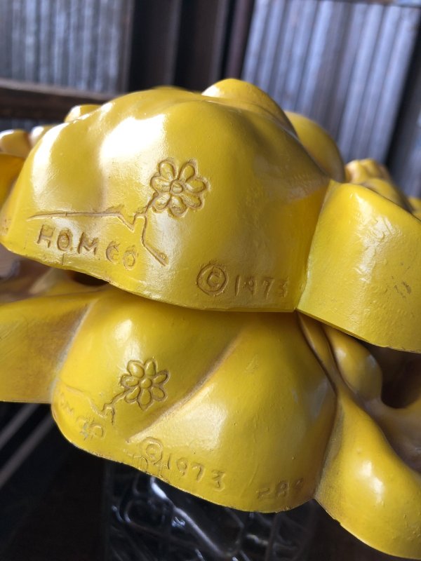 画像7: 70s Vintage Homco Yellow Elephant Wall Plaques (A642)