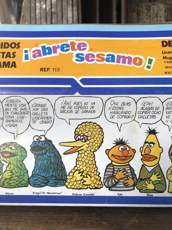画像7: 70s Vintage Vicma Spain Sesame Street Finger Puppet (A643)