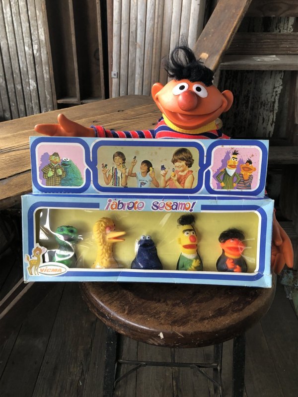 画像22: 70s Vintage Vicma Spain Sesame Street Finger Puppet (A643)