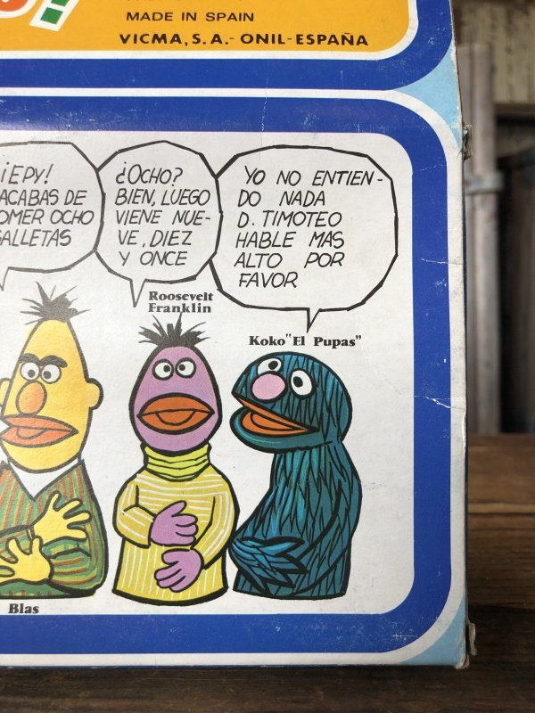 画像10: 70s Vintage Vicma Spain Sesame Street Finger Puppet (A643)
