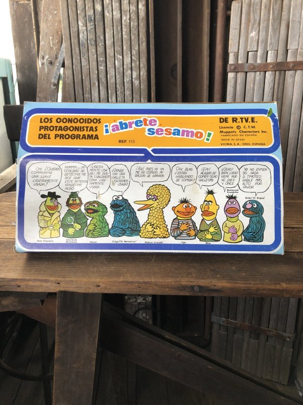 画像5: 70s Vintage Vicma Spain Sesame Street Finger Puppet (A643)