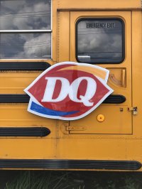 Dairy Queen Advertising Store Display DQ Logo Sign (A644)