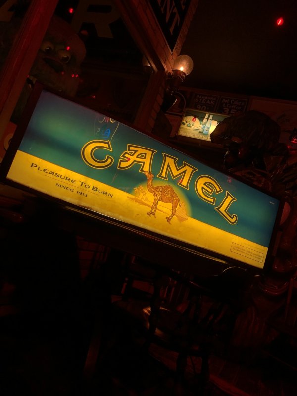 画像19: 90s Advertising Camel Cigarette Tobacco Double Sided Store Display Lighted Sign (A645)