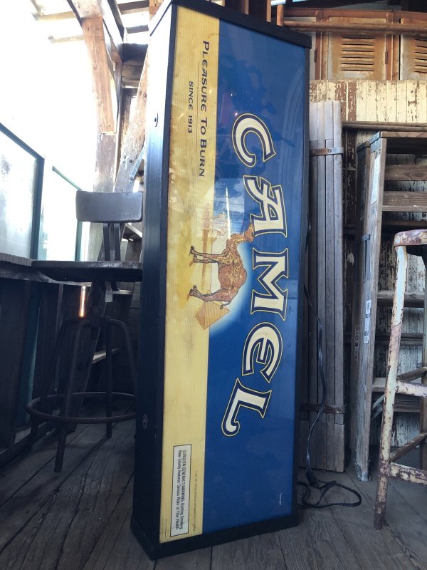 画像33: 90s Advertising Camel Cigarette Tobacco Double Sided Store Display Lighted Sign (A645)