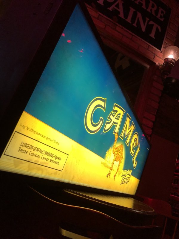 画像26: 90s Advertising Camel Cigarette Tobacco Double Sided Store Display Lighted Sign (A645)