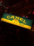画像1: 90s Advertising Camel Cigarette Tobacco Double Sided Store Display Lighted Sign (A645) (1)