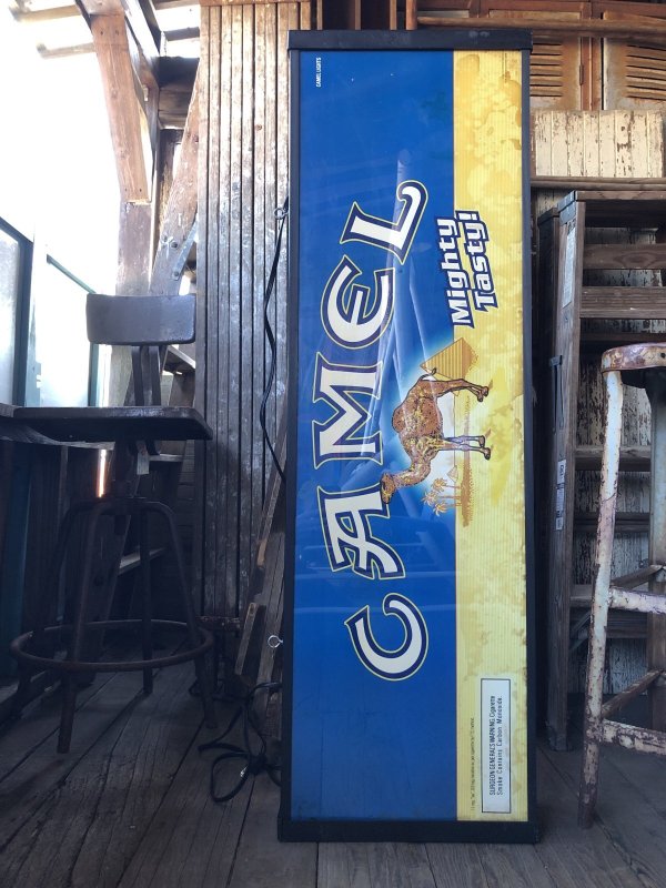 画像32: 90s Advertising Camel Cigarette Tobacco Double Sided Store Display Lighted Sign (A645)