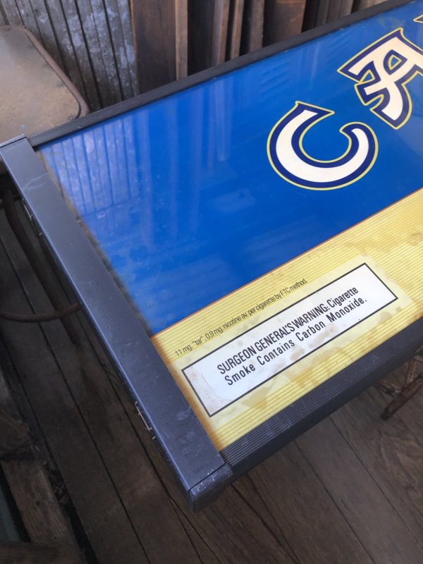 画像8: 90s Advertising Camel Cigarette Tobacco Double Sided Store Display Lighted Sign (A645)