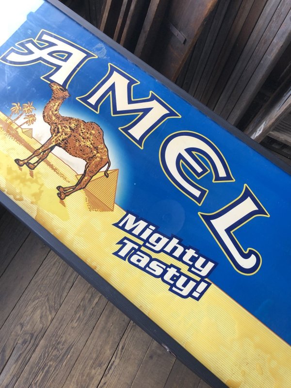 画像9: 90s Advertising Camel Cigarette Tobacco Double Sided Store Display Lighted Sign (A645)