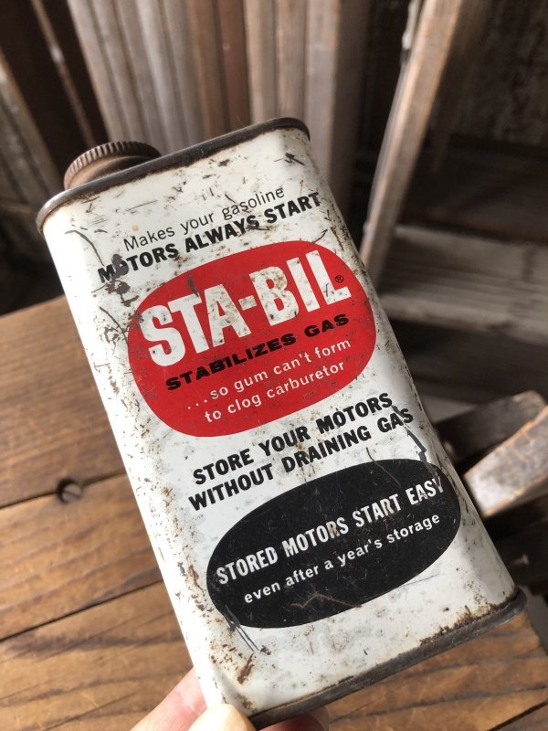 画像6: Vintage Oil Can STA-BIL Stabilizes Gas (A647)