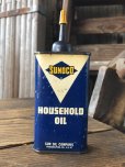 画像1: Vintage Oil Can SUNOCO Household Oil (A654) (1)
