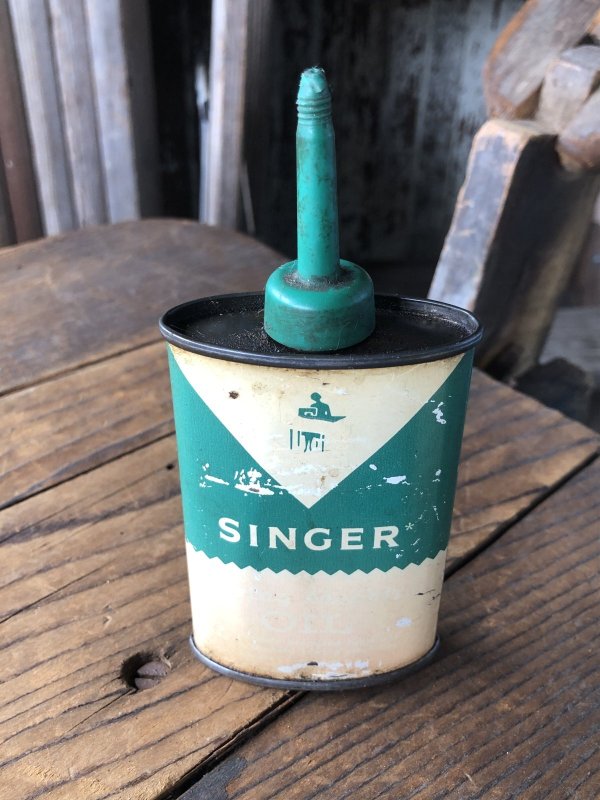 画像3: Vintage Oil Can SINGER Sewing Machine Oil (A649)