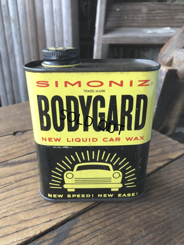 画像1: Vintage Wax Can SIMONIZ BODYGARD (A648)