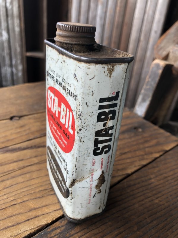 画像2: Vintage Oil Can STA-BIL Stabilizes Gas (A647)