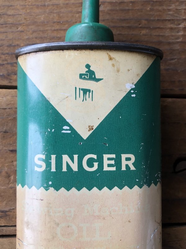 画像7: Vintage Oil Can SINGER Sewing Machine Oil (A649)