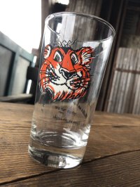 Vintage Exxon Esso Tiger Advertising Drinking Glass (A663) 
