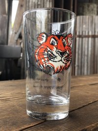 Vintage Exxon Esso Tiger Advertising Drinking Glass (A660) 