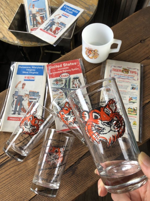 画像8: Vintage Exxon Esso Tiger Advertising Drinking Glass (A660) 