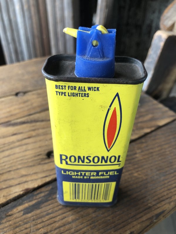 画像3: Vintage Oil Can RONSONOL Lighter Fuel (A655)