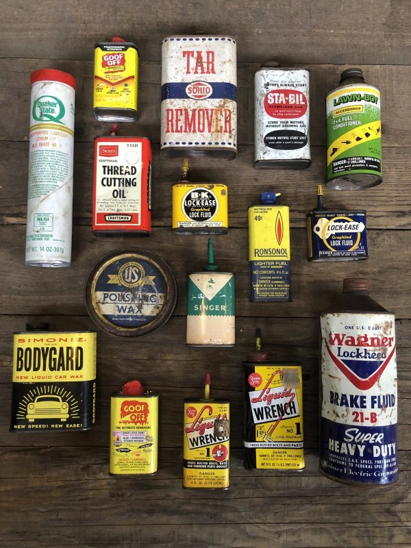 画像7: Vintage Oil Can Wagner Lockhead Brake Fluid 21-B (A659)