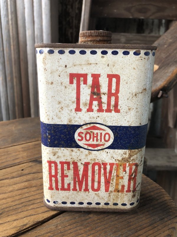 画像1: Vintage Oil Can SOHIO TAR REMOVER (A657)