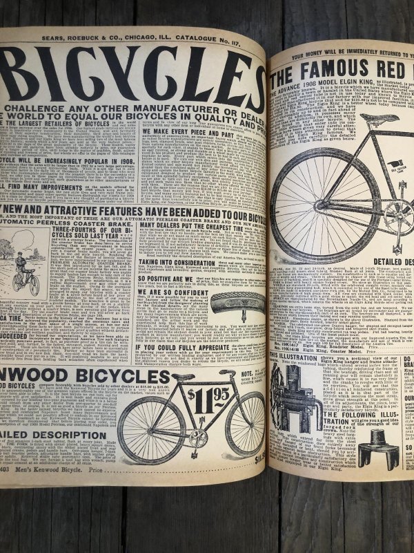 画像15: Vintage 1908 Sears Roebuck Catalog N0. 117 (A666)