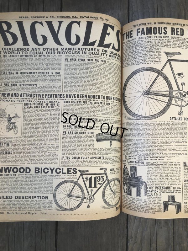 画像15: Vintage 1908 Sears Roebuck Catalog N0. 117 (A666)