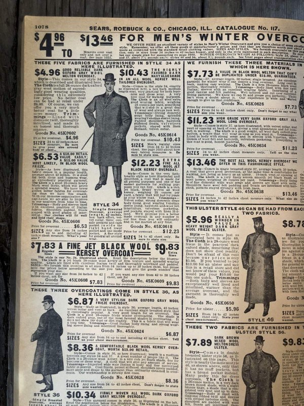 画像17: Vintage 1908 Sears Roebuck Catalog N0. 117 (A666)