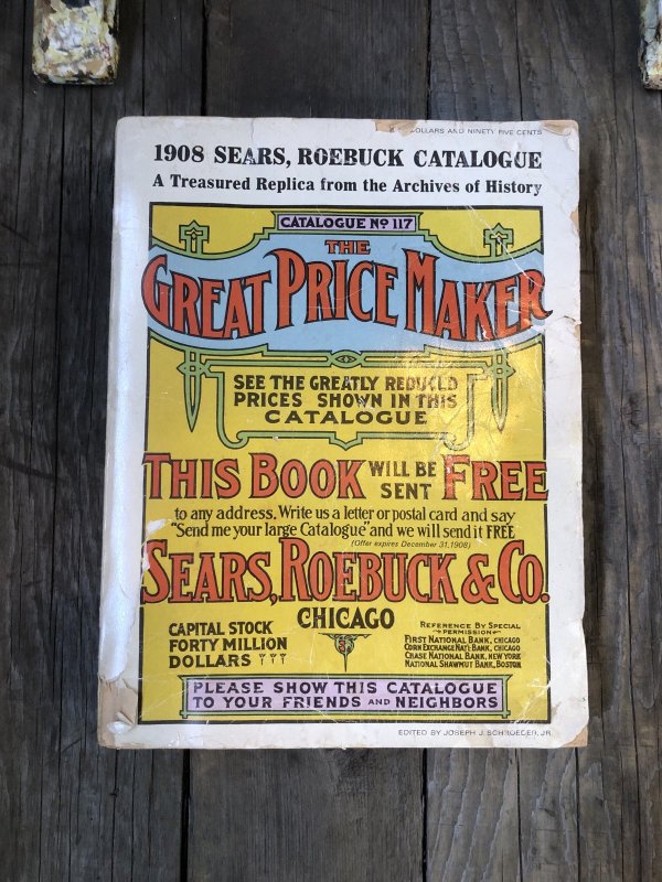 画像1: Vintage 1908 Sears Roebuck Catalog N0. 117 (A666)