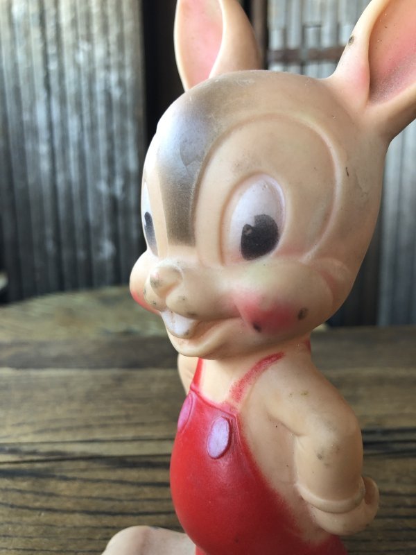 画像5: 50s Vintage Walter Lantz Oswald Rabbit Sun Rubber Squeak Toy (A673)
