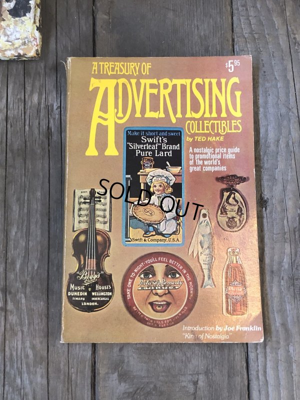 画像1: Vintage Atreasury of Advertising Collectibles by Tea Hake Collector Book (A670)