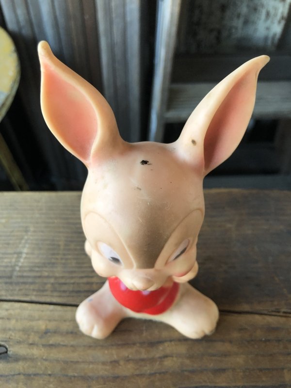 画像8: 50s Vintage Walter Lantz Oswald Rabbit Sun Rubber Squeak Toy (A673)